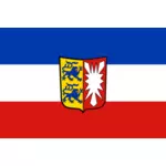Флаг флаг вектора Шлезвиг-Гольштейн рисунок