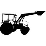 Imagine de silueta tractor