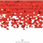 Rotes Dreiecksmuster