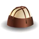 Иллюстрация вкусный шоколад пралине