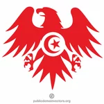 قمة النسر العلم التونسي