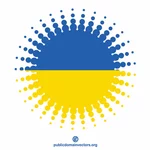 यूक्रेन हाफटोन तत्व का ध्वज