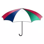 Gráficos vetoriais de guarda-chuva colorido