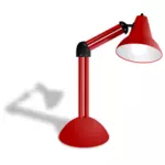 Lampa czerwony ilustracja wektorowa