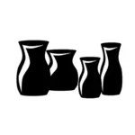 Silhouettes de vases