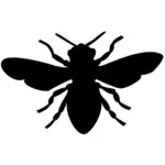 Пчела силуэт изображения