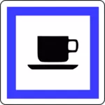 Símbolo de descanso y café