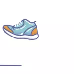 Animation de chaussure de marche