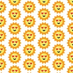 خلفية رمز الشمس المبتسم