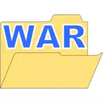 Illustration vectorielle du répertoire de la guerre