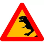 Símbolo de advertencia Tyrannosaurus Rex