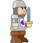 Soldat comique médiévale