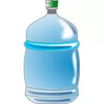 Botella de agua azul vector de la imagen