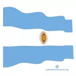 लहराती अर्जेंटीना का ध्वज