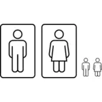 Symboles de WC