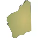 מפת אוסטרליה המערבית