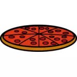 Ícone vermelho pizza