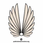 Conception du concept de logotype Wings