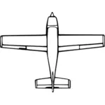 Vector de pequeño avión