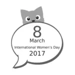 Женщин в день логотип