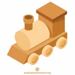 लकड़ी की ट्रेन खिलौना