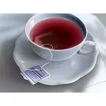 Xícara de chá com saquinho de chá