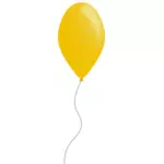 Imagem de vetor de balão de cor amarela