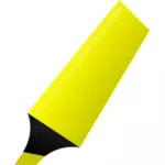 Векторное изображение желтого маркера