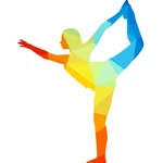 Ilustracja wektorowa ćwiczenia jogi