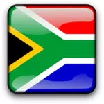 Vektorový obrázek čtvercové lesklý jihoafrický vlajky
