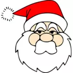 Linea arte vettoriale disegno di Babbo Natale
