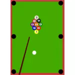 Snooker-taulukon vektorikuva